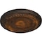 Ekena Millwork Small Alexandria Ceiling Medallion (Fits Canopies up to 4 5/8"), Hand-Painted Rust, 7 7/8"OD x 3/4"P CM07ALRUS - alternate 3